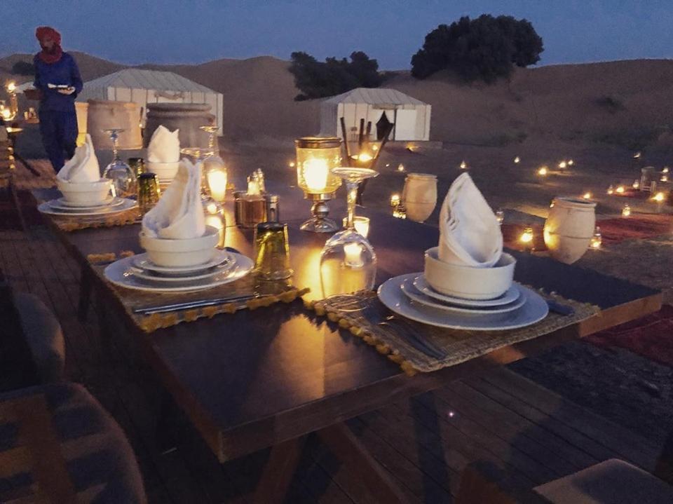 sand rose luxury camp Merzouga Exterior foto